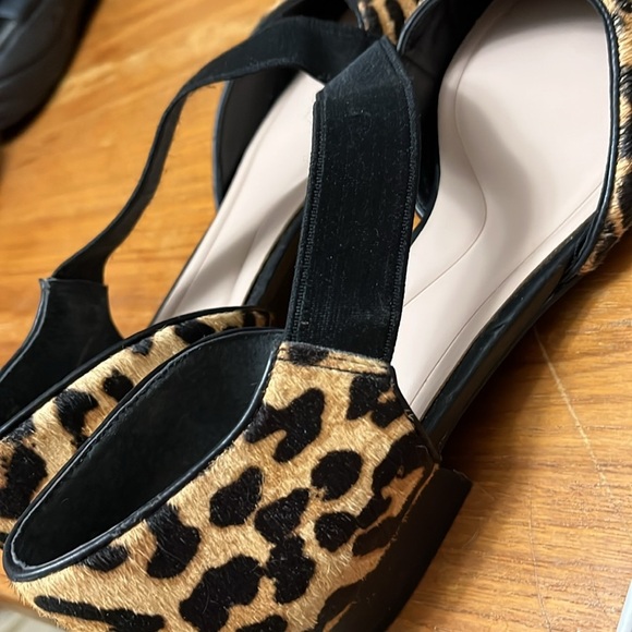 Preston & York Leopard Print Women's Shoes with Black Straps Size 9 - Picture 6 of 6